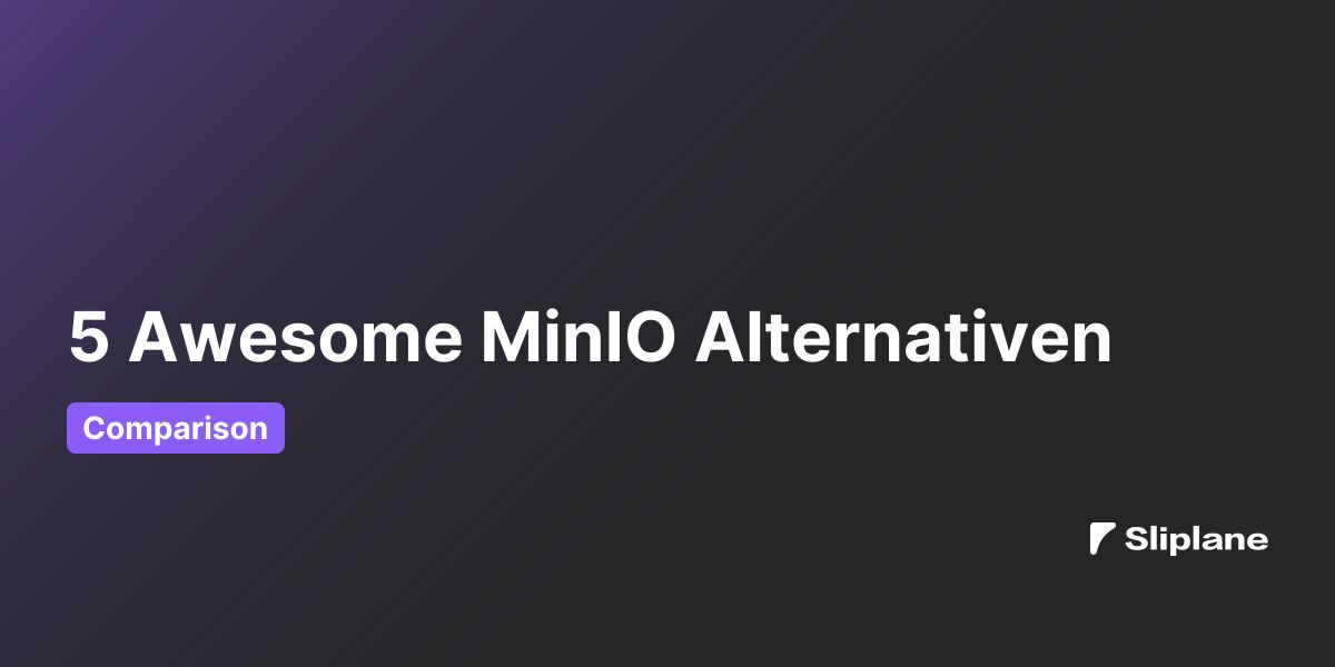 5 Awesome MinIO Alternativen